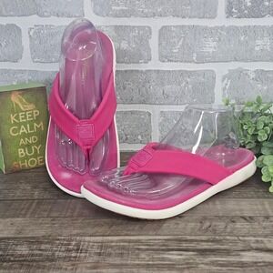 Spenco Yumi Pink Orthotic Flip Flops Women 8.5 B Thong Arch Support Sandals